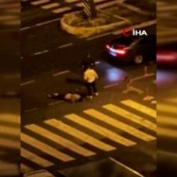 Beylikd&uuml;z&uuml;'nde iki kişi tarafından darp edilen şahıs bayıldı