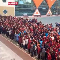 İmam-Hatip &ouml;ğrencilerinden Sumud Filosu'na destek