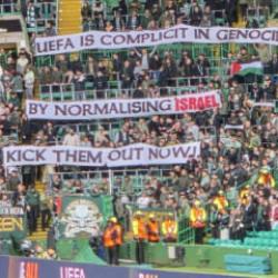 İskoçlar, Avrupa maçında UEFA'ya tepki gösterdi! "İsrail'i hemen atın"