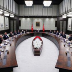 Kabine, Cumhurbaşkanı Erdoğan başkanlığında toplandı
