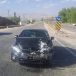 Malatya’da iki araç çarpıştı: 2 yaralı