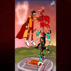 Sosyal medyadaki animasyon Lİverpool taraftarını kızdırdı Galatasaraylıları güldürdü