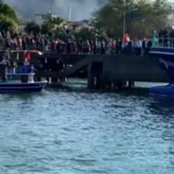 Yer: Artvin! Balık&ccedil;ılar Filistin i&ccedil;in tek y&uuml;rek oldu! 