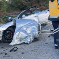 Ankara'da iki otomobil çarpıştı: 1 ölü, 2 yaralı