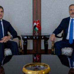 Bakan Fidan, IKBY Başkanı Barzani ile görüştü