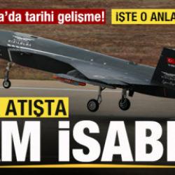 Bayraktar KIZILELMA'da tarihi gelişme! İlk atışta tam isabet