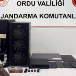 Ordu merkezli 6 ilde siber suç operasyonunda 3 tutuklama