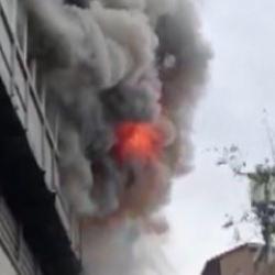 &Uuml;mraniye'de kereste at&ouml;lyesinde yangın