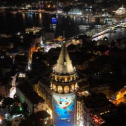 Galata Kulesi'nde Sıfır Atık renkleri! Vatandaşlar ilgiye takip etti