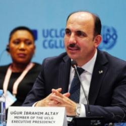 Başkan Altay UCLG Dünya Konseyi’nde Dünyaya seslendi: İsrail tazminat ödemeli