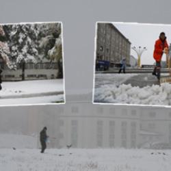 Ekim ayında birçok il beyaza büründü! Kar kalındığı 20 santimi buldu