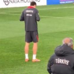 Kenan Yıldız'ın antrenmanda dua ettiği görüntüler yayınlandı