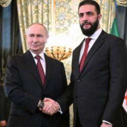 Ahmed Şara, Kremlin’de Putin’le bir araya geldi