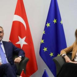 Son dakika: Bakan Fidan'dan kritik AB g&ouml;r&uuml;şmesi! &Uuml;st d&uuml;zey isimle bir araya geldi