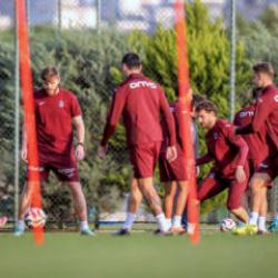 Trabzonspor, Çaykur Rizespor maçı hazırlıklarını sürdürdü