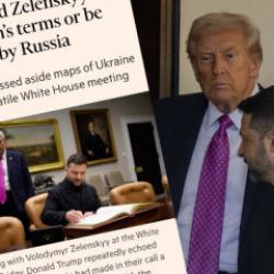 Trump küfredip haritayı fırlattı:  Ya Putin’in şartlarını kabul et ya da yok ol