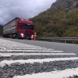 Türkiye'nin üçüncü "melodili yol uygulaması" Trabzon'da hayata geçirildi