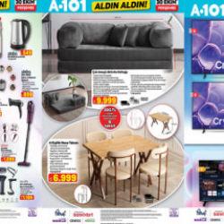 A101'e kampanyalı TV, ev gere&ccedil;leri ve mobilya geliyor! B&uuml;y&uuml;k indirim var