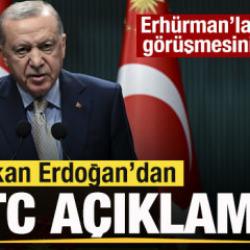 Başkan Erdoğan'dan Tufan Erhürman açıklaması! Telefon görüşmesini anlattı