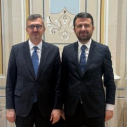 BİK Genel Müdürü Abdulkadir Çay'dan İletişim Başkanı Burhanettin Duran'a ziyaret