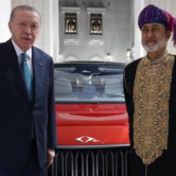 Erdoğan'dan, Umman Sultanı Heysem bin Tarık'a Togg hediyesi