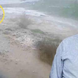 Foça'da Bülent Kaptanoğlu'nun aracıyla sele kapıldığı anların görüntüleri ortaya çıktı