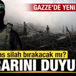 Hamas'tan son dakika açıklaması: Silah bırakacak mı? Kararını duyurdu