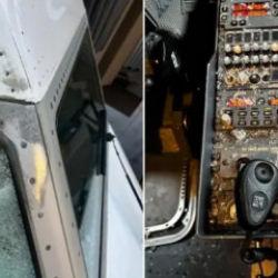 Havada dehşet anları! Uçağın camı çatladı pilot yaralandı....