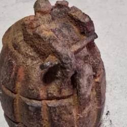 İzmir'de tarlada el bombası bulundu