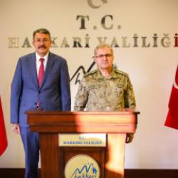 Orgeneral Tokel'den Hakkari'ye kritik ziyaret