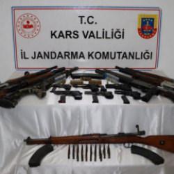 Kars’ta jandarmadan tarihi yakalama: 1'inci Dünya Savaşı’ndan kalma silah çıktı