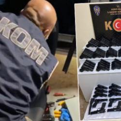 Konya'da durdurulan araçta zula dolusu silah çıktı! Tam 100 adet...