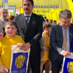 MKE Ankaragücü yöneticileri ve sporcuları öğrencilerle bir araya geldi