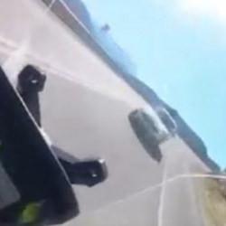 Muğla’da otomobille çarpışan motosiklet sürücüsünün öldüğü kaza kamerada