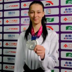 Taekwondo'da gümüş madalya