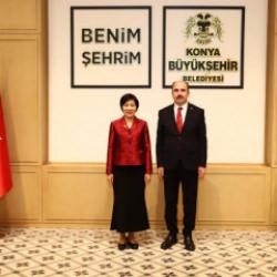 Vietnam Büyükelçisi'nden Konya Belediyesi'ne ziyaret