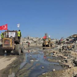 İHH Gazze'deki insani yardım &ccedil;alışmalarını s&uuml;rd&uuml;r&uuml;yor