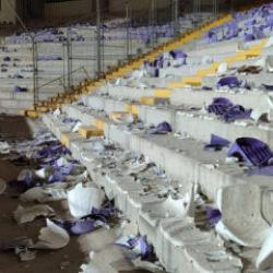 3. Lig'de 'savaş' gibi maç: 2 bin koltuk söküldü, tuvaletler parçalandı