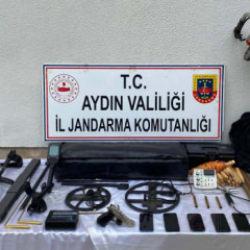 Aydın'da sit alanında kaçak kazıya 6 gözaltı