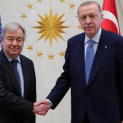 Cumhurbaşkanı Erdoğan a&ccedil;ıkladı: T&uuml;rkiye'den Guterres'e Barış &Ouml;d&uuml;l&uuml;!