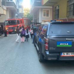 Rize’de 4 katlı apartmanda yangın