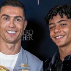 Ronaldo’nun oğlu Junior, Türkiye'yi sevdi! İlk gol sevincini yaşadı