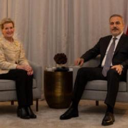 Bakan Fidan, 'Finlandiya İslam Cemaati' temsilcilerini kabul etti