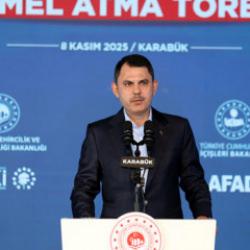 Bakan Kurum afet konutlarının temelini köylülerle birlikte attı!