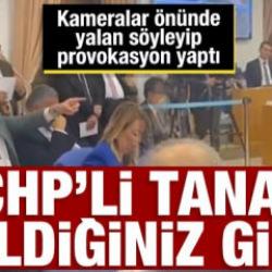 CHP'li Tanal yine bildiğiniz gibi! Provokasyon için kameralar önünde yalan söyledi