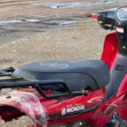 Ehliyetsiz ve plakasız motosiklet s&uuml;r&uuml;c&uuml;s&uuml;ne 48 bin lira ceza