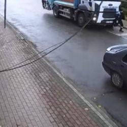 Gebze'de temizlik g&ouml;revlisi feci şekilde hayatını kaybetti