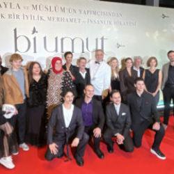 İstanbul’da yapılan ‘Bi Umut’ filminin galasına yoğun ilgi