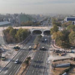 Marangozlar Köprülü Kavşağı'nın alt kısmı trafiğe açıldı