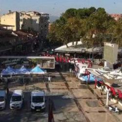 Sındırgı'daki 4.9 büyüklüğünde deprem kamerada